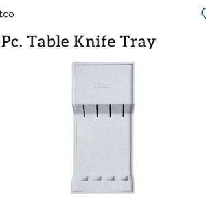CUTCO four piece table knife tray